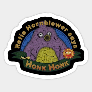 Ratio Hornblower says honk HONK HONK Sticker